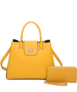 Fashion Top Handle 2in1 Satchel LF2314T2 YELLOW